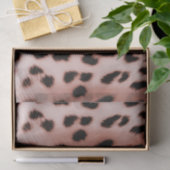 Roos Blush Pink Leopard Tissuepapier (Geschenk)