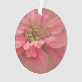 Roos Blush Poinsettias Digital Art Ornament (voorkant)