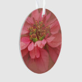 Roos Blush Poinsettias Digital Art Ornament (voorkant)