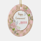 Roos Blush Quinceanera Ornament (Rechts)