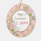 Roos Blush Quinceanera Ornament (Links)