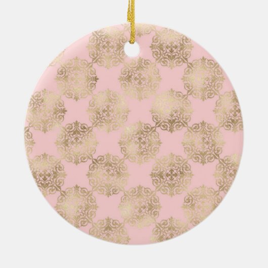 Roos Blush Quinceanera Ornament (Achterkant)