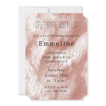 Roos Blush Roze Snake Skin