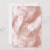 Roos Blush Roze Wit Snake Skin Kaart (Achterkant)