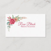Roos Blush Wedding Collectie Kleurstaal Kaart (Achterkant)