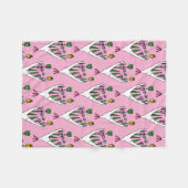 Roos Boeket Dekbed Fleece Deken (Voorkant (Horizontaal))