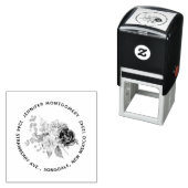 Roos Boho bloemenboeket Elegant Zelfinktende Stempel (In situ)