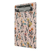 Roos Boho Floral Waterverf Aangepast Mini Klembord (Angled2)