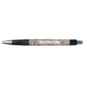 Roos Boho Floral Waterverf Aangepast Pen (Voorkant)