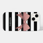 Roos Boog en Strepen iPhone Hoesje (Achterkant horizontaal)