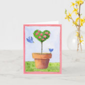 Roos Boom - Notitiekaart (Gele Bloem)