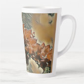 Roos boomkunst latte mok (Rechts)