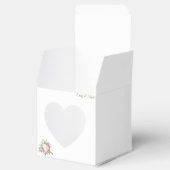 Roos Boordeur met hartvenster Bedankdoosjes (Geopend)