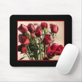 roos boquet mousepad muismat (Met muis)