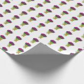 Roos bos verpakkings papier (Hoek)