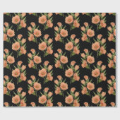  Roos Botanisch Cadeaupapier (Vlak)