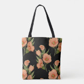 Roos Botanisch Tote Bag (Achterkant)