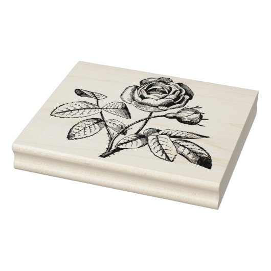 Roos Botanische Rubber Kunststempel Rubberstempel (Stempel)