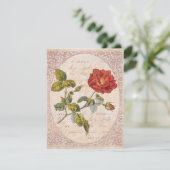  Roos Botanische Verjaardag Tuin Party Kaart (Staand voorkant)