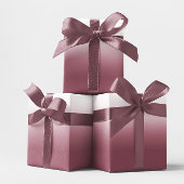 Roos Bourgondië en witte Ombre Cadeaupapier