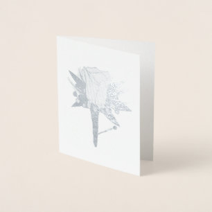 Roos Boutonniere Menskleding Wedding Groom Flower Folie Kaarten