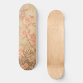 Roos Branch Roze Goud Vintage Persoonlijk Skateboard (Voorkant)