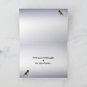 Roos-breasted Grosbeak Verjaardag Kaart (Binnen)