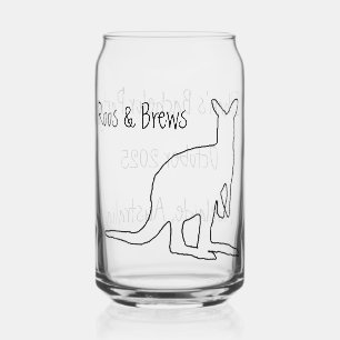 Roos & Brews Feestglas Blikvorm Glas