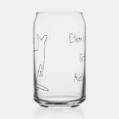 Roos & Brews Feestglas Blikvorm Glas (Links)