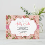  Roos Bridal Shower Kaart (Staand voorkant)