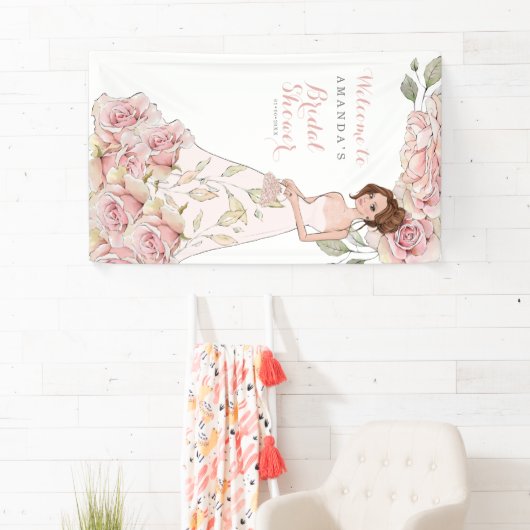 Roos Bride Vrijgezellenfeest Welkom Spandoek (Insitu)