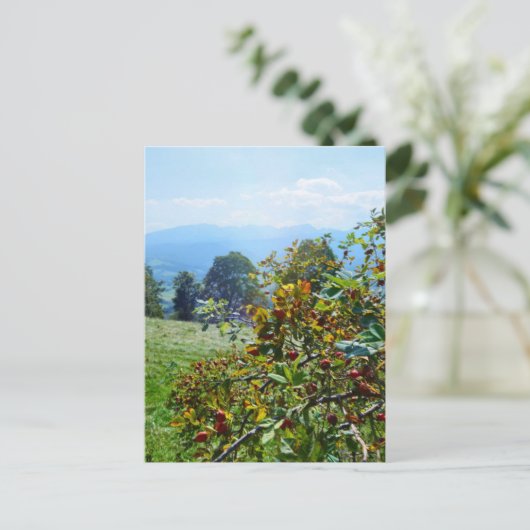 Roos Briefkaart (Staand voorkant)