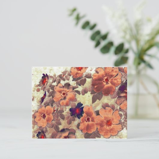 Roos Briefkaart (Staand voorkant)
