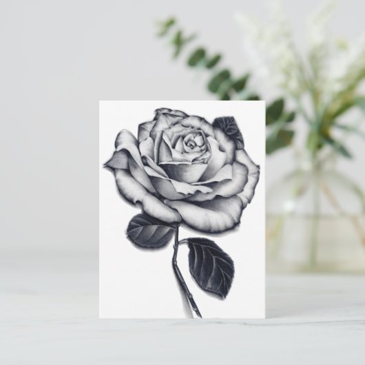 Roos Briefkaart (Staand voorkant)