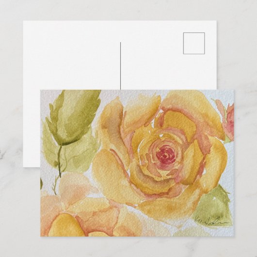 Roos Briefkaart (Voorkant / Achterkant)