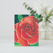 Roos Briefkaart door Jacob Grimm (Staand voorkant)