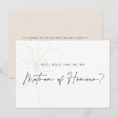 Roos briefkaart met ontwerpkaart (Voorkant / Achterkant)