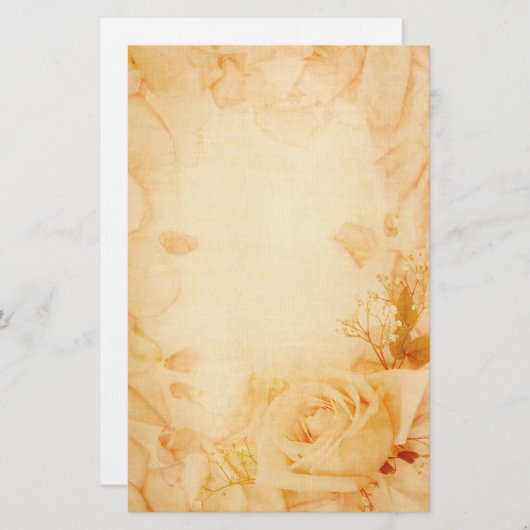  Roos briefpapier (Voorkant / Achterkant)