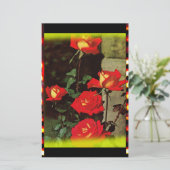  Roos Briefpapier (Staand voorkant)