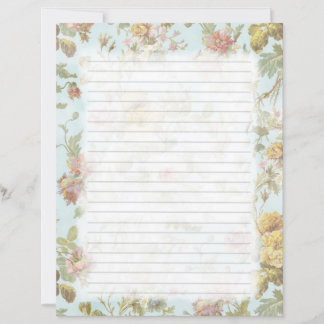  Roos briefpapier met voering