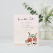  Roos (brij) Briefkaart (Staand voorkant)