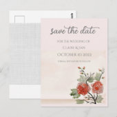  Roos (brij) Briefkaart (Voorkant / Achterkant)