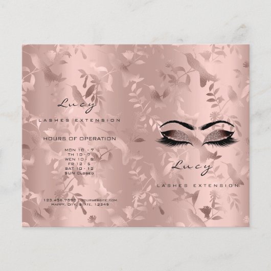 Roos brochure Glitter Drift Beauty Printers (Voorkant)