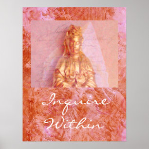 Roos-Bronze Kwan Yin Poster