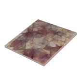 Roos Brown Marble Tegeltje (Zijkant)