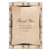  Roos bruiloft Bedankt (Voorkant)