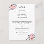 Roos bruiloft behuizing Kaart (Voorkant)