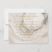 Roos bruiloft gelofte verlenging kaart (Achterkant)