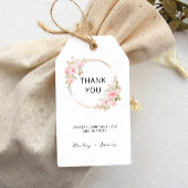 Roos bruiloft gunst Label Sjabloon Cadeaulabel