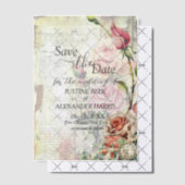  Roos bruiloft Save the Date Vellum Uitnodigingen (Offset (Uitnodiging))
